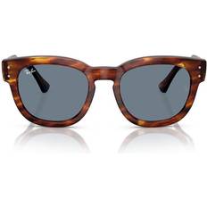 Ray-Ban Homme Lunettes de soleil Ray-Ban Mega Hawkeye Square Sunglasses - Rayé Havana