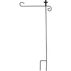 Iron Side Awnings Briarwood Lane Wrought Iron Cross Garden Flag Stand