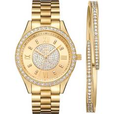 Swarkovski Wrist Watches JBW Mondrian Jewelry Set Gold-tone Ladies J6303-SetB