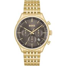 HUGO BOSS Watches on sale HUGO BOSS Gregor Chronograph Ionic Plated Gold-Tone 45mm Gold-Tone Gold-Tone