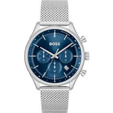 HUGO BOSS Watches on sale HUGO BOSS Gregor Chronograph Silver-Tone 45mm Silver-Tone Silver-Tone