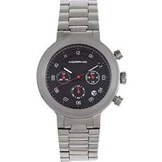 m78 series chronograph bracelet silver/black