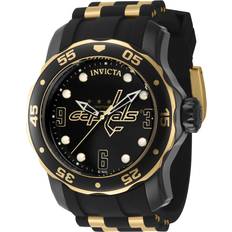 Invicta Watches Invicta Black Mens NHL Watch
