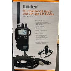 Cb antenna Uniden pro538hhfm black 40-channel weatherband handheld cb radio handset