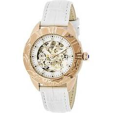 godiva automatic mop leather-band rose gold/white