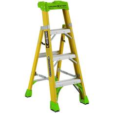 Combination Ladders Louisville Ladder step 4 ft. fiberglass aluminum rung 375 lbs. capacity