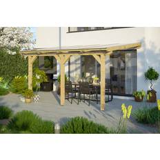 Terrassenüberdachungen SKAN HOLZ Beige Terrassenüberdachung Andria