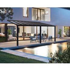 Patiokatokset Canopia by Palram Terassikatos Palram-Canopia Stockholm Premium 3.4 x 7.4 m