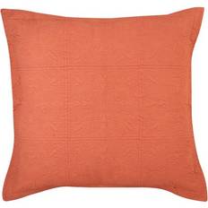 Orange Pillow Cases C&F Home Terra Cotta Matelasse Euro Pillow Case Orange