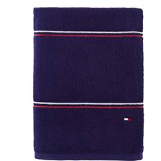 Tommy Hilfiger Modern American Double Stripe 574 Bath Towel White