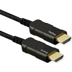 Roline HDMI Kabel 20 m Sort