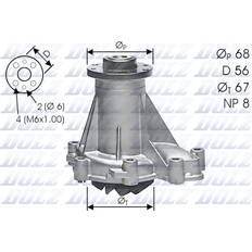 Messing Tuinpompen DOLZ M176 Waterpomp Mercedes-Benz W124 Sedan 190