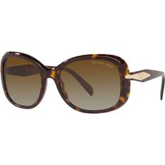 Prada Femme Lunettes de soleil Prada PR 04ZSF Polarized 2AU6E1 Tortoiseshell