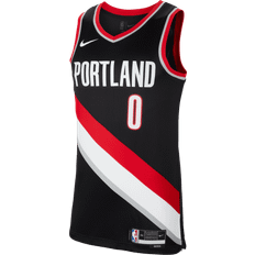 Nike Portland Trail Blazers Scoot Henderson #0 Swingman Jersey Black Black