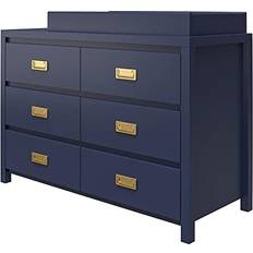 Changing Tables Little Seeds Monarch Hill Haven 6 Drawer Changing Dresser, Blue