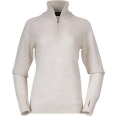 Bergans Women's Ulriken Light Merino Jumper, XS, Vanilla White