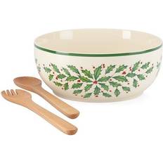 Dishwasher Safe Salad Bowls Lenox Holiday Dimension Pc Salad Bowl