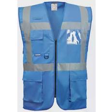 Doublé Gilets de Travail Portwest Iona Warnweste F476 Hellblau