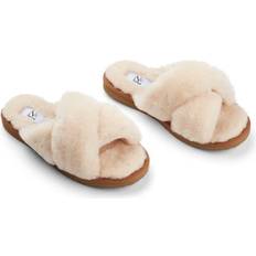 Dam - Natur Innetofflor Natures Collection Slippers Cross 100% New Zealand Sheepskin Dam Tofflor