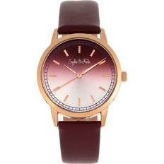 Womens San Diego Leather-Band Watch One Size