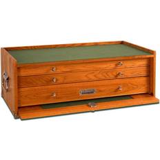 Rosso Comò Oak Storage Chest 25" x 11" x 9" Comò