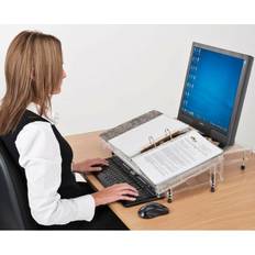 Transparent Writing Desks Good Use MicroDesk MD-COM Compact Non-Slip Inline Platform and Document Holder Writing Desk
