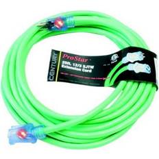 Green Power Strips & Branch Plugs Century Wire ProStar 25 ft 12/3 SJTW Green Lighted Extension Cord