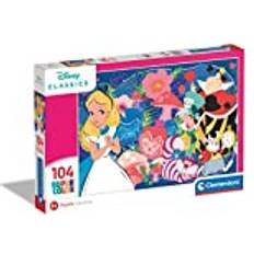 Puslespil Clementoni Jigsaw puzzle Disney Alice in Wonderland 104st. Floor Fjernlager, 5-6 dages levering