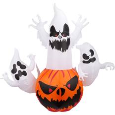 Halloween Decoraciones Inflables Joyin 6 Foot Inflatable Large Ghosts Out Decoration Black/Orange/White One-Size