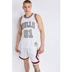 Basketball Sports Fan Apparel Mitchell & Ness Swingman Bulls Rodman Men Jerseys/Replicas White