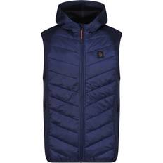 Luke 1977 Print Master 2 Hooded Gilet - Navy