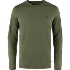 Fjällräven Top Fjällräven Abisko Wool L/S Longsleeve XL, olive