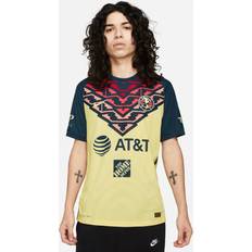 Game Jerseys Nike 2021-22 Club America Home ADV Match Jersey Yellow-Navy