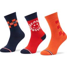 Tommy Hilfiger Vêtements pour enfants Tommy Hilfiger Lot de 3 Paires de Chaussettes Hautes Enfant - Multicolore