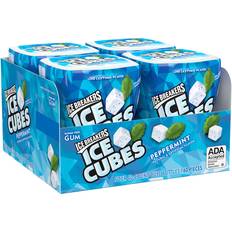 Ice Breakers BREAKERS Ice Cubes Peppermint Sugar Free Chewing Gum Bottles 3.24