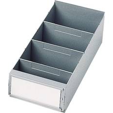 Trennw F Regalkasten B.160mm PS Grau 25St./Btl. LA-KA-PE Shelving System