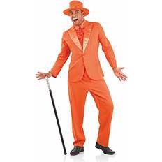 Rolig Orange Halloweenkostym 90 Tals