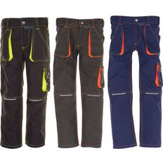 Planam Bundhose Junior anthrazit/gelb