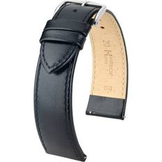 Hirsch Urrem Hirsch Osiris Calf Leather Watch Black