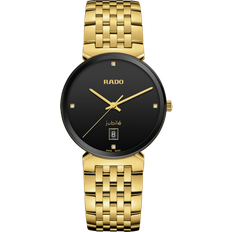 Unisex Wrist Watches Rado Florence Swiss Dress with Gold 20 R48914703 Black