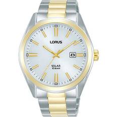 Lorus Herren Armbanduhren Lorus Solar RX336AX9 Edelstahl