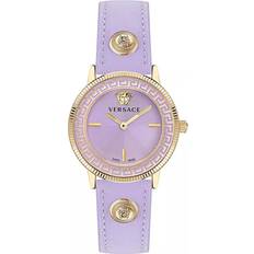 Klockor Versace V-tribute Läderklocka 36 mm