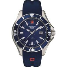 Klockor Swiss Alpine Military analog 7040.1835sam siikon