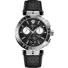 Klockor Versace Chronograph Aion Leather 45 mm VE1D007 19