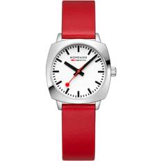 Red Wrist Watches Mondaine Official Swiss Railways Cushion