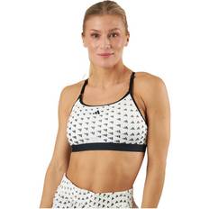 Blanc - Oui Soutiens-gorge adidas Aeroreact Training Light-Support Bra - Off White Female