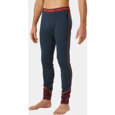 Blue - Men Base Layer Pants Helly Hansen Men’s Lifa Merino Midweight 2-in-1 Base Layer Pants - Midnight