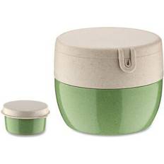 Madera Recipientes de comida Koziol Fiambrera Bentobox M 12.7x12x10 cm Nature Leaf Green Recipientes de comida