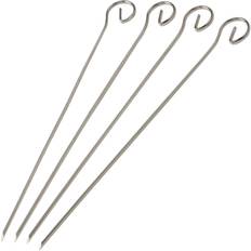 Acier inoxydable Brochettes Fackelmann Lot de 4 Brochettes En Inox BBQ Edition Ref 56701 Brochette