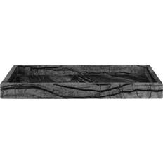 Marbre Plateaux de Service Mette Ditmer Marble Décoratif Marble 16 x 31 cm Noir-gris Plateau de service